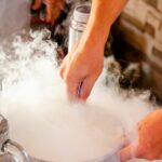 Liquid nitrogen safety - using liquid nitrogen to make icecream highlights potential safety issues