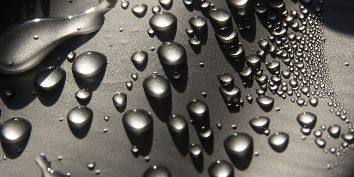 Water drops to show liquid handling