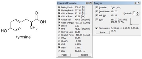 what is log s in chem draw