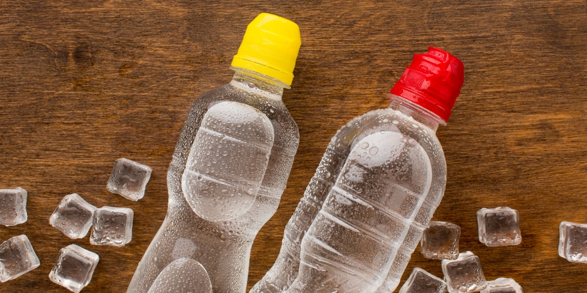 Bottles water to highlight the different types of water in the lab