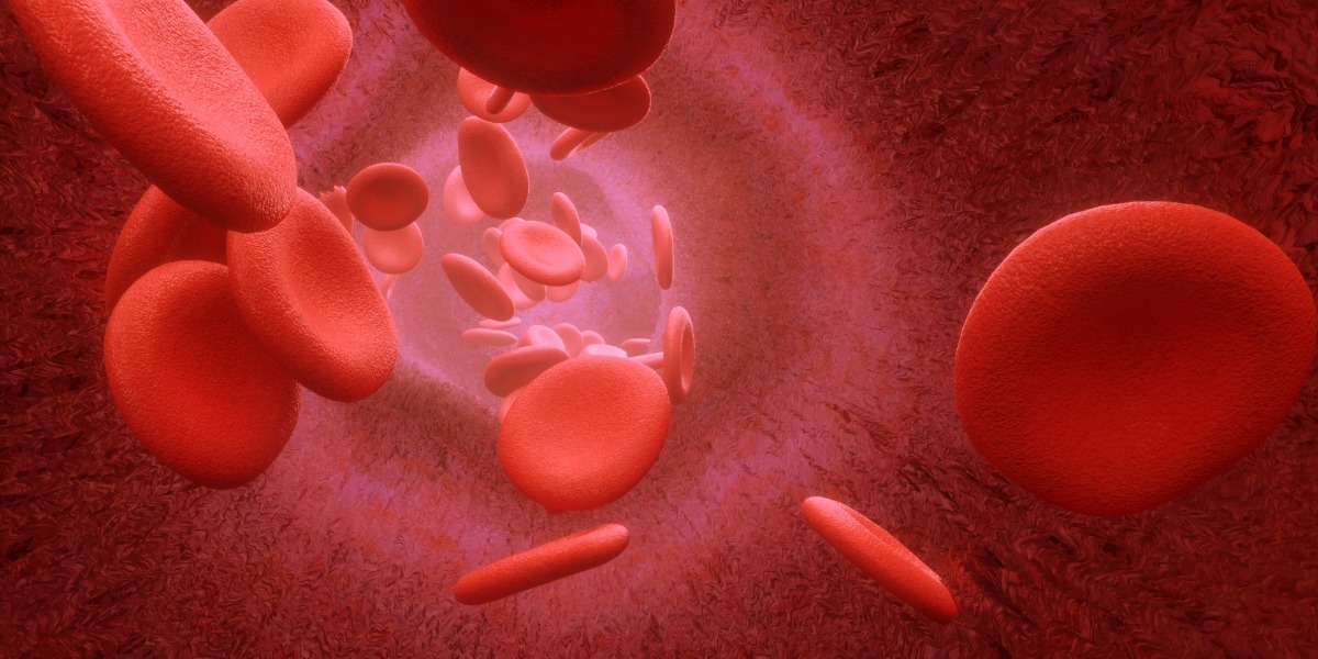 Image of blood circulating to represent extracting circulating miRNA