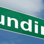 Funding street sign