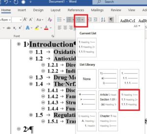 Using Word to Write your Thesis: Creating an Outline