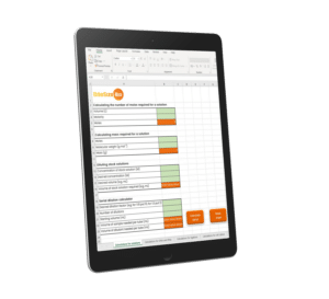 Image of Bitesize Bio's lab math spreadsheet