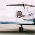 An plane which has landed on the runway to depict the process of touchdown pcr