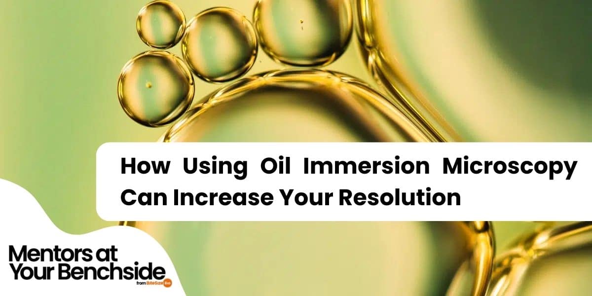 How Using Oil Immersion Microscopy Can Increase Your Resolution