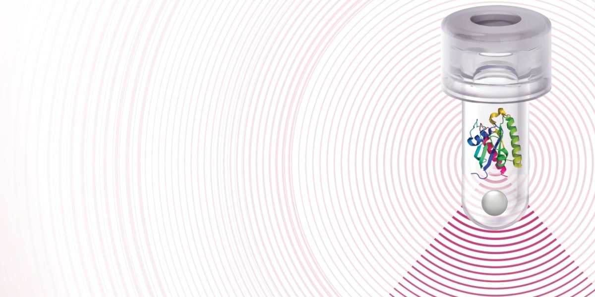 Image of sound waves to represent adaptive focused acoustics