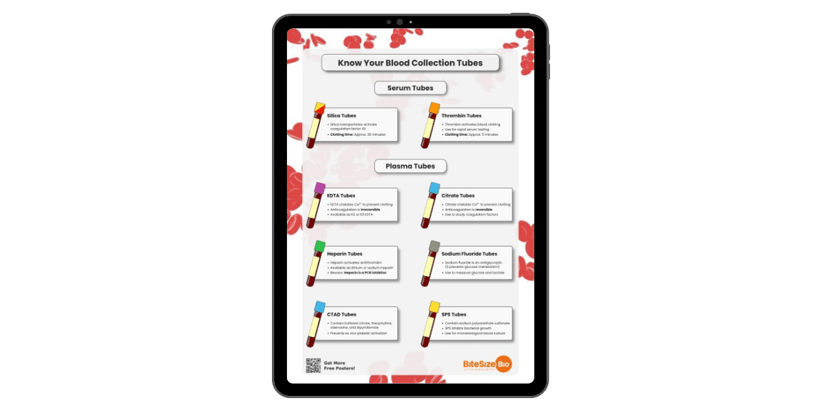 Blood Collection Tube Chart