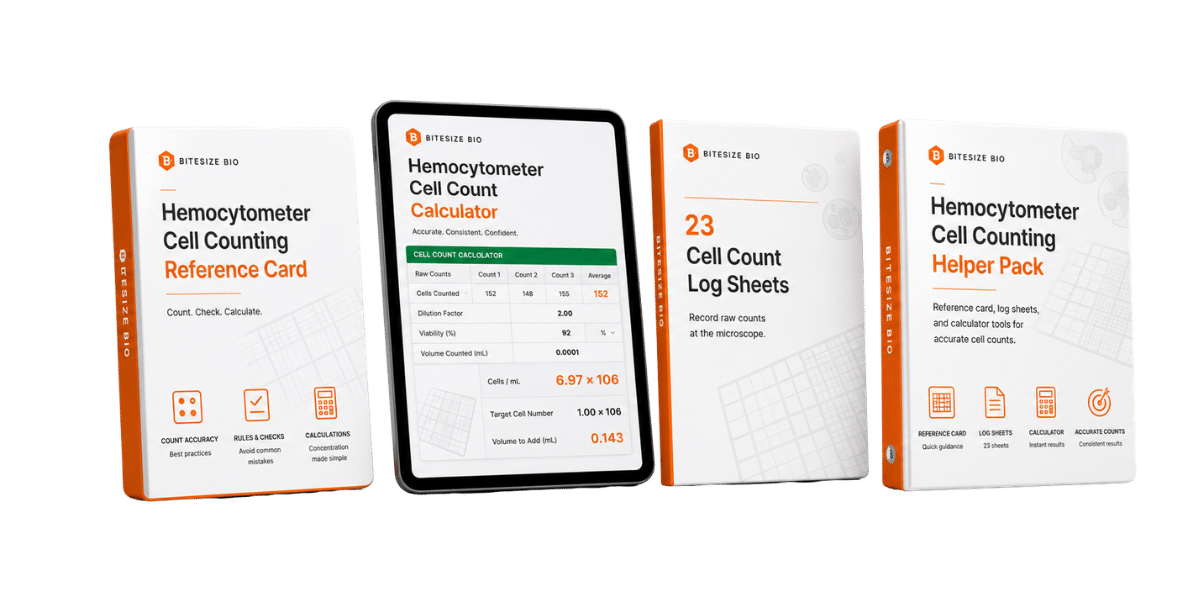 Hemocytometer Cell Counting Helper Pack