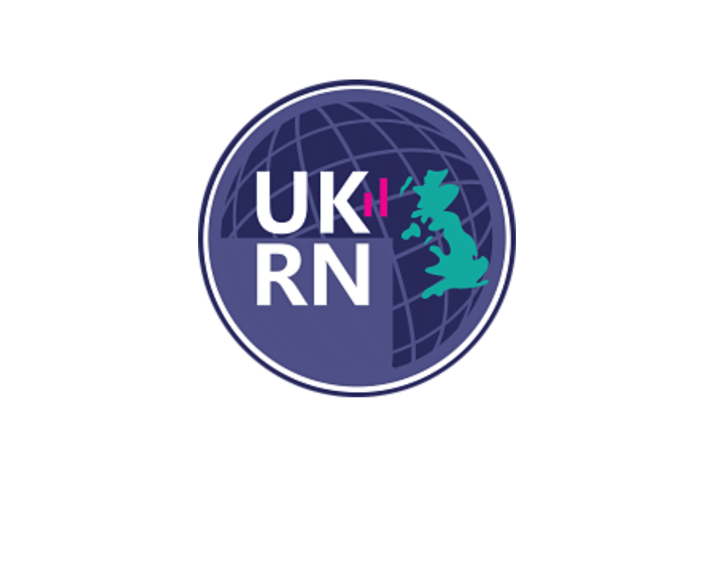 UKRN Logo featuring UK and globe design
