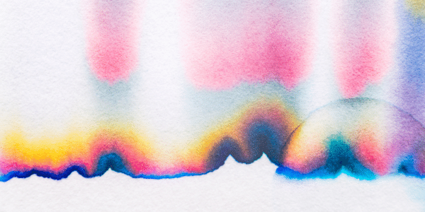 Colorful abstract watercolor patterns.