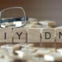 Wooden blocks spelling DIY DNA for Build your own PCR machine.